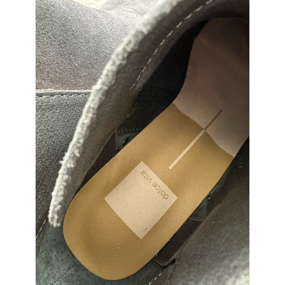 Dolce Vita Daine Gray Suede Bootie Size 8.5 - Picture 5 of 6